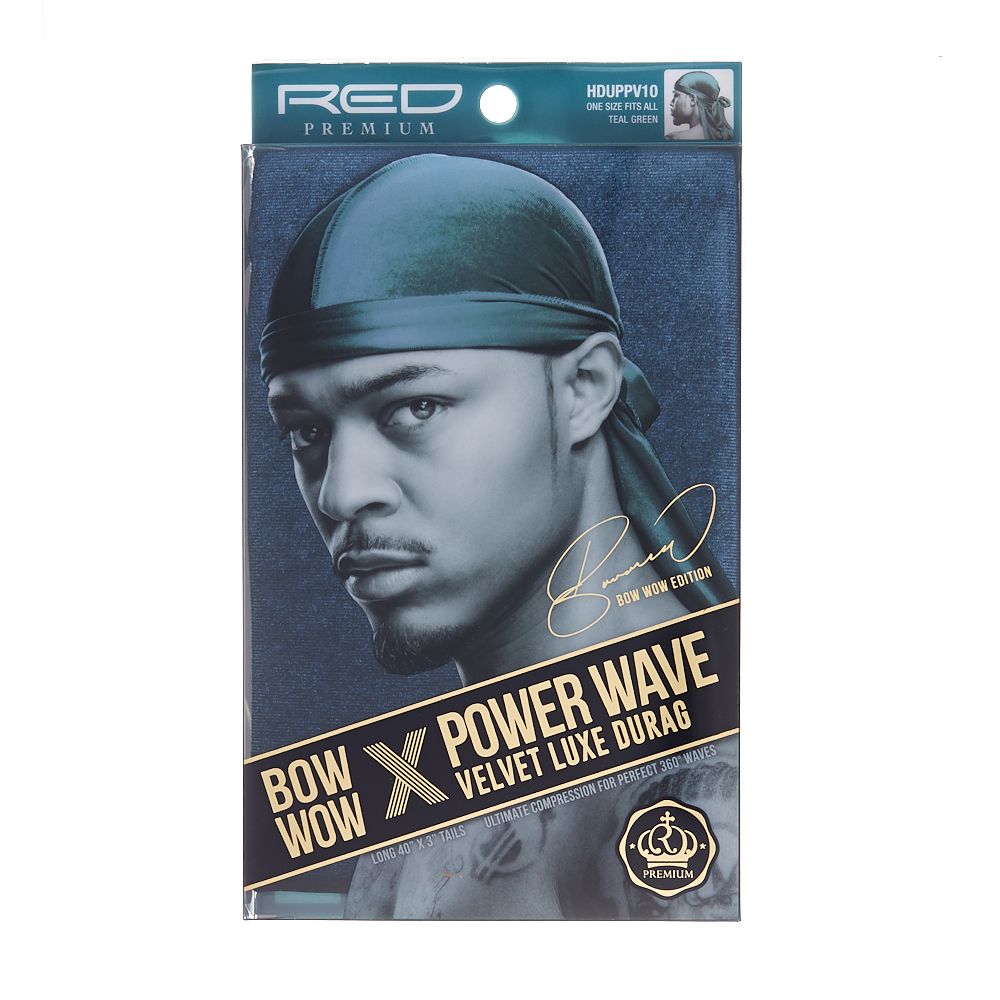 RED By KISS – Velvet Luxe Durag Teal Green