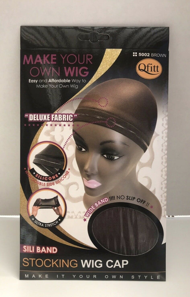 QFITT – Sili Band Stocking Wig Cap 2pcks/pack