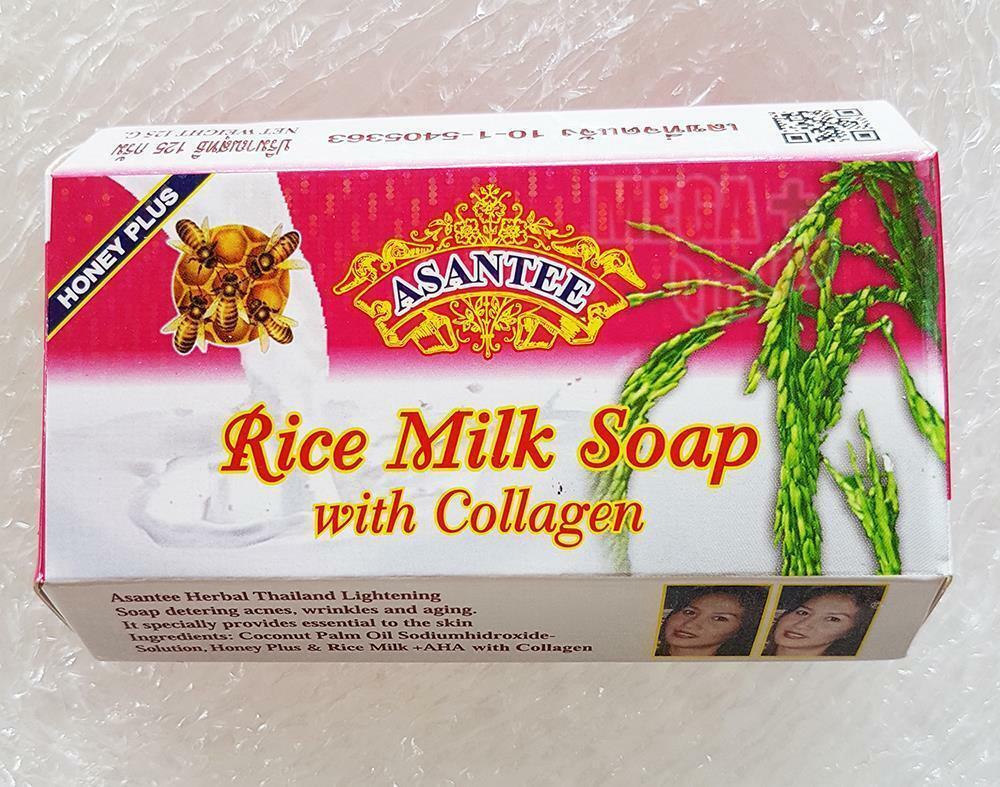 ASANTEE – Rice milk & collagen with honey soap