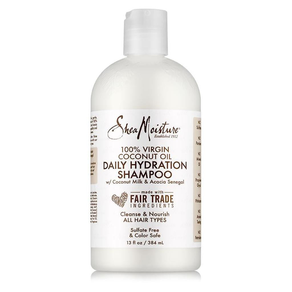 SHEA MOISTURE - 100% VIRGIN COCONUT OIL - Daily Hydration Shampoo 384ml