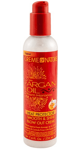 CREME OF NATURE – ARGAN OIL – Heat Protector Smooth & Shine Blow Out Creme 226ml