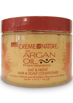 CREME OF NATURE – ARGAN OIL – Day & Night Hair & Scalp Conditioner 125g