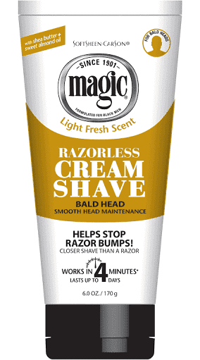 MAGIC – Cream shave bald head