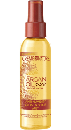 CREME OF NATURE – ARGAN OIL – Anti-Humidity Gloss Shine Mist 118ml