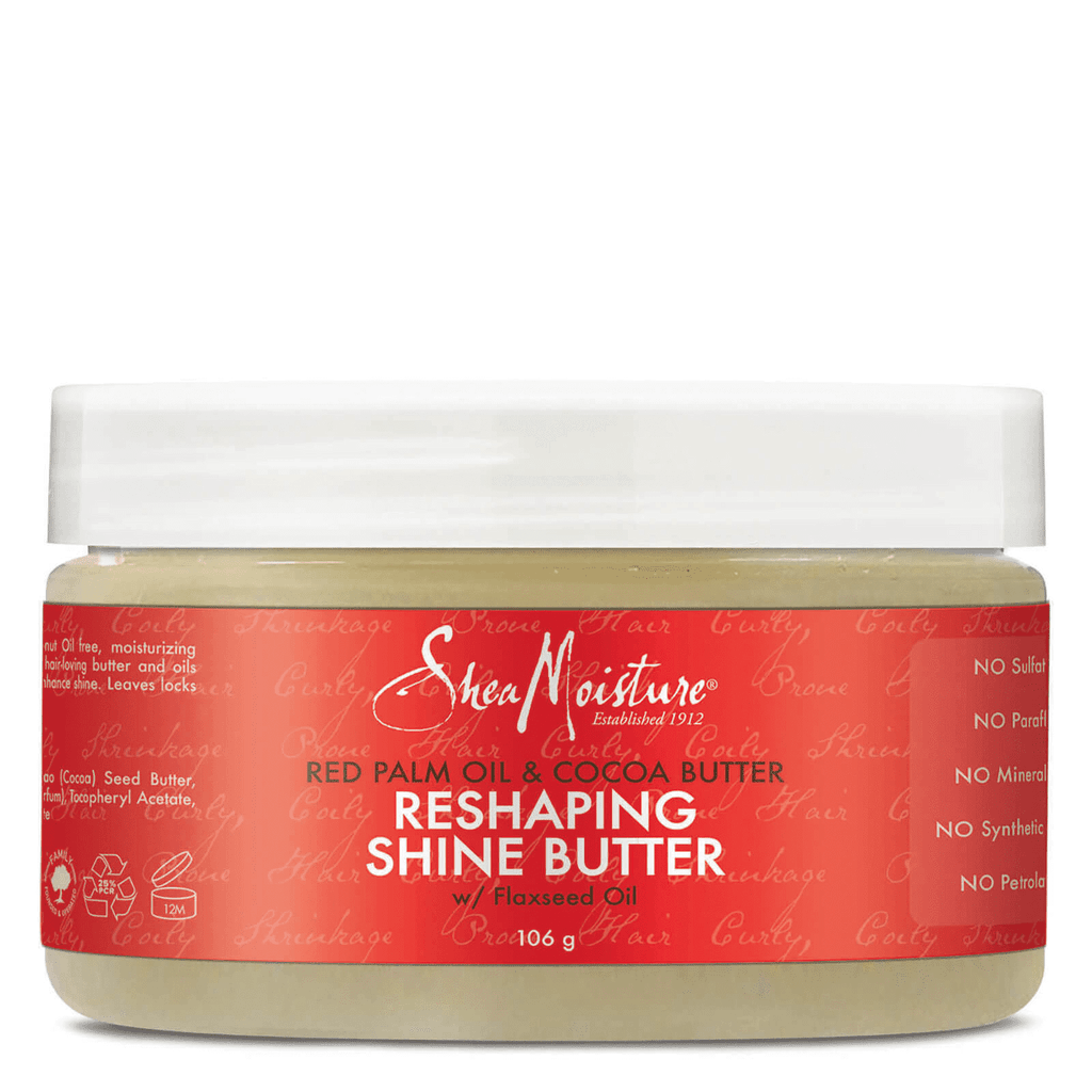 SHEA MOISTURE – RED PALM OIL COCOA BUTTER - Reshaping Shine Butter 106g SHEA MOISTURE
