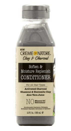 CREME OF NATURE – Après Shampoing Clay & Charcoal Conditioner 355ml