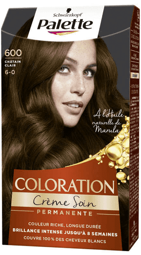 SCHWARZKOPF – Coloration Palette 600 Châtain Clair