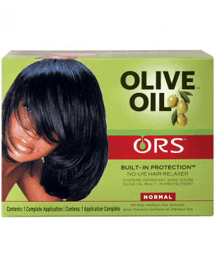 ORS – Kit Défrisage Sans Soude Olive (NORMAL)