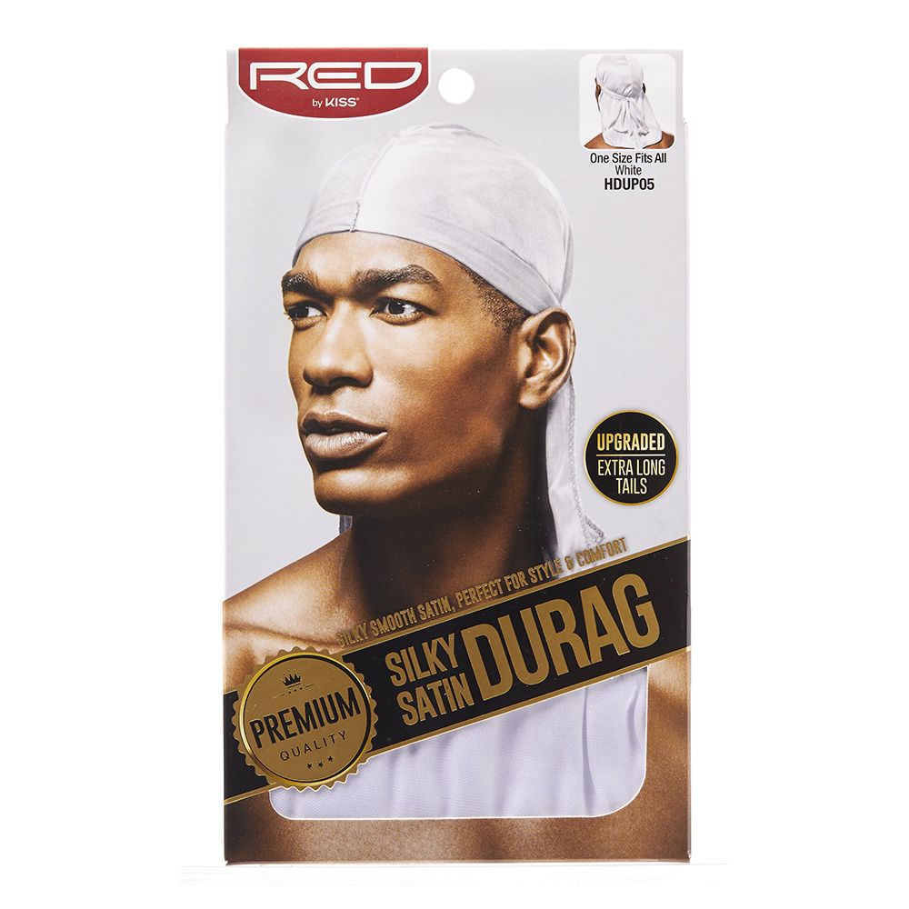 RED By KISS – Silky Satin Durag White