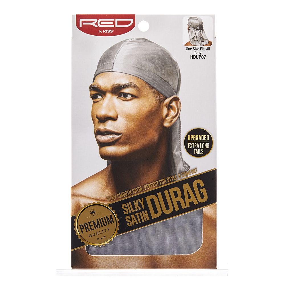 RED By KISS – Silky Satin Durag Gray