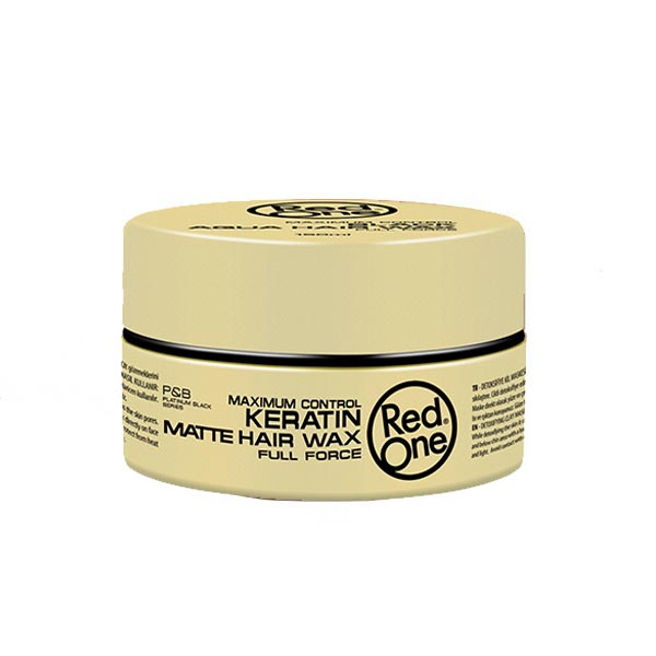 RED ONE – Cire Coiffante Keratin Matte Hair Wax Beige